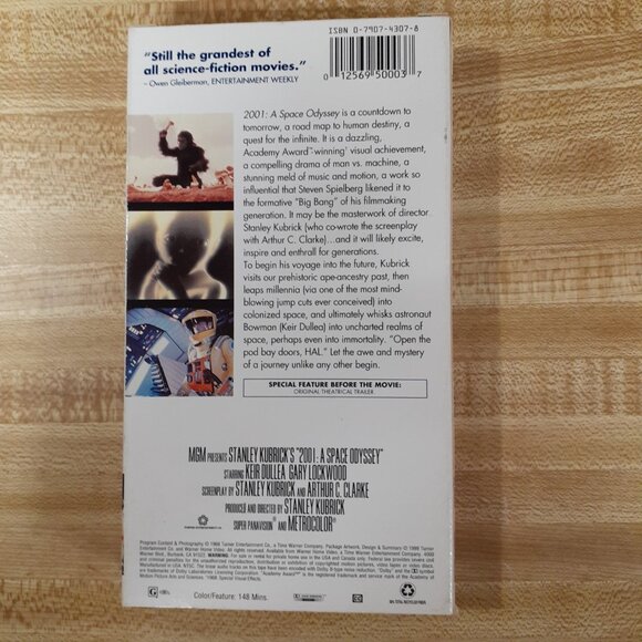 2001: A Space Odyssey VHS Kubrick Collection: Full Frame Cult Classic SCIFI VTG - Picture 3 of 8